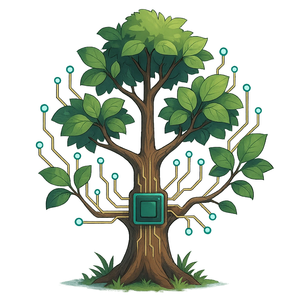 Albero digitale eco sostenibile